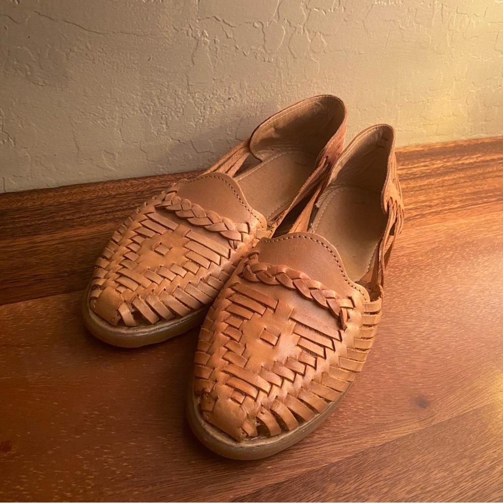 Leather shoes